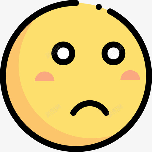 现在表情5线条颜色图标svg_新图网 https://ixintu.com 现在 线条颜色 表情5