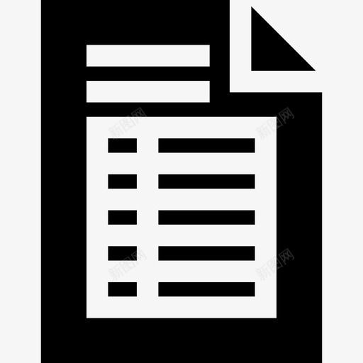 文件银行和财务8已填写图标svg_新图网 https://ixintu.com 已填写 文件 银行和财务8