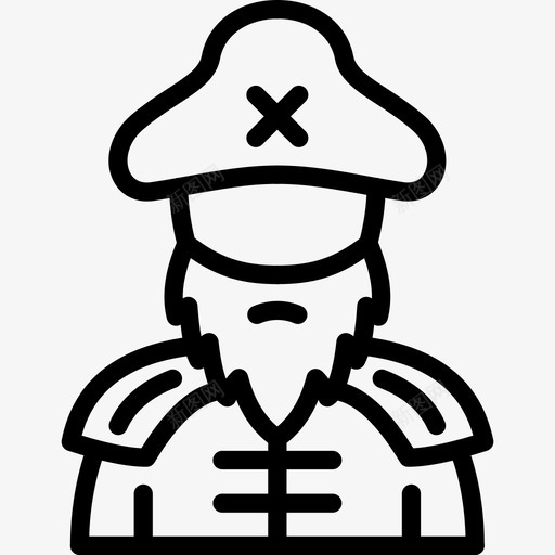 海盗职业图标svg_新图网 https://ixintu.com 海盗 职业