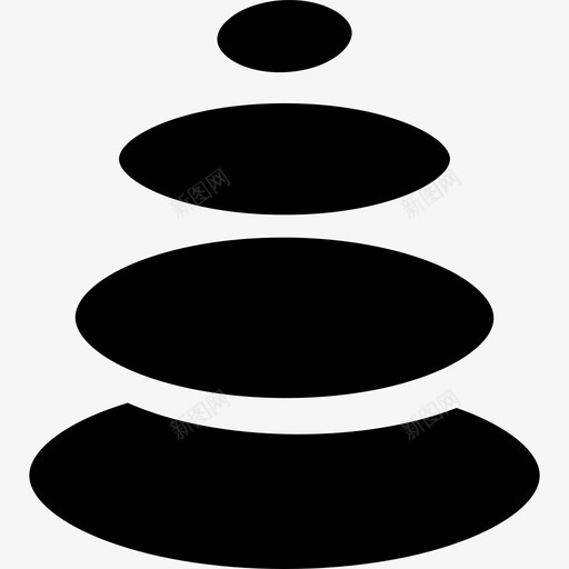 石头健康和水疗3填充图标svg_新图网 https://ixintu.com 健康和水疗3 填充 石头