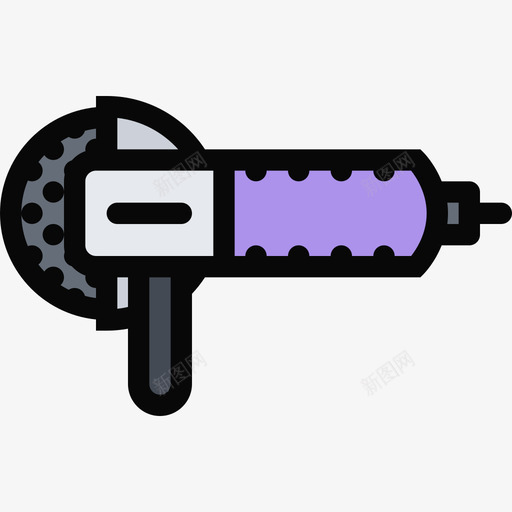 2号楼彩色砂光机图标svg_新图网 https://ixintu.com 2号楼彩色砂光机