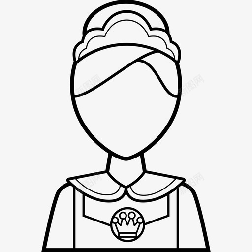 服务员酒店15号手绘图标svg_新图网 https://ixintu.com 手绘 服务员 酒店15号