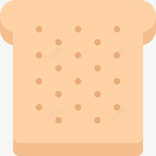 吐司食物22扁平图标svg_新图网 https://ixintu.com 吐司 扁平 食物22