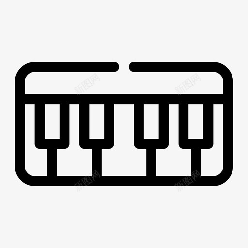 midi键盘音乐钢琴图标svg_新图网 https://ixintu.com midi键盘 多媒体gap媒体 钢琴 音乐 音轨