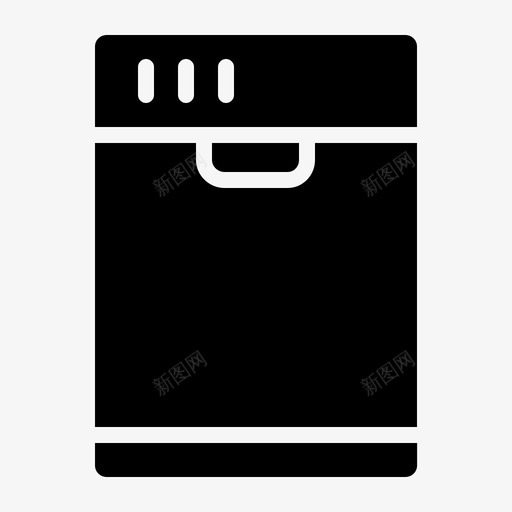 洗碗机家用电器图标svg_新图网 https://ixintu.com 家用电器 洗碗机