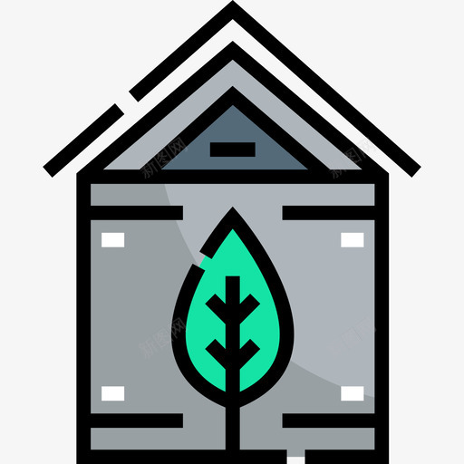 住宅生态15线性颜色图标svg_新图网 https://ixintu.com 住宅 生态15 线性颜色