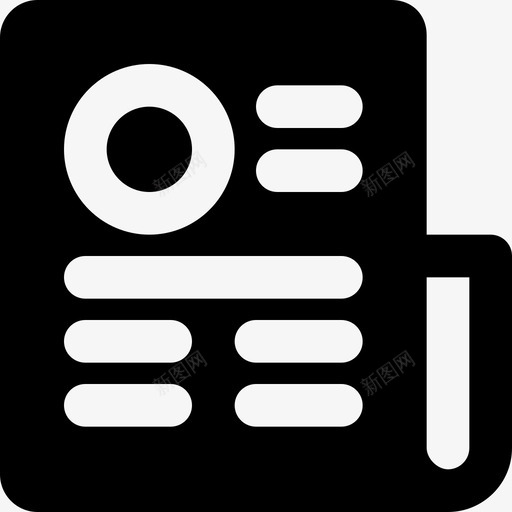 报纸新闻媒体6可靠图标svg_新图网 https://ixintu.com 可靠 报纸 新闻媒体6