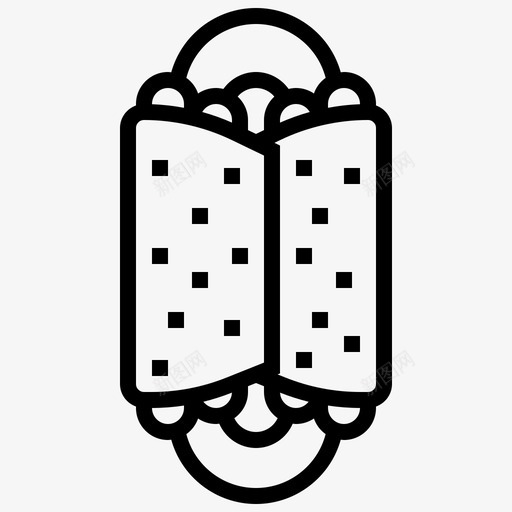 香肠汉堡玉米煎饼街头食品和食品运输公司图标svg_新图网 https://ixintu.com 玉米煎饼 街头食品和食品运输公司 香肠汉堡