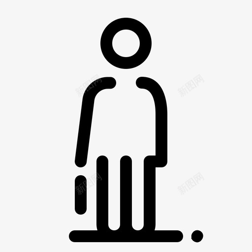 商人账户人图标svg_新图网 https://ixintu.com 个人 人 商人 用户 账户