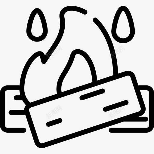 壁炉圣诞节24线性图标svg_新图网 https://ixintu.com 圣诞节24 壁炉 线性