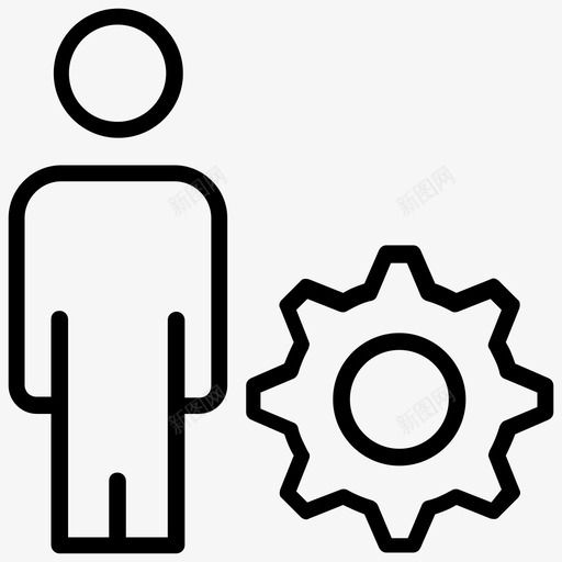 经理业务经理管理流程图标svg_新图网 https://ixintu.com 专业人士 业务经理 管理流程 经理 营销策略线图标 项目经理