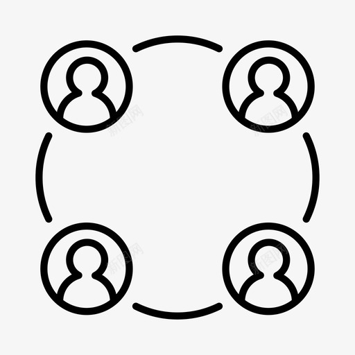 团队商业经济战略图标svg_新图网 https://ixintu.com 商业 团队 团队合作 政府 经济战略
