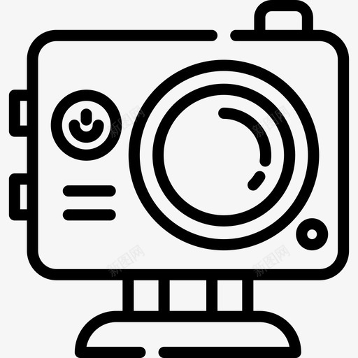 Gopro冒险运动8直线型图标svg_新图网 https://ixintu.com Gopro 冒险运动8 直线型