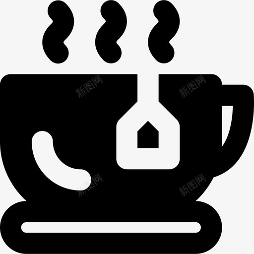 茶杯办公室25实心图标svg_新图网 https://ixintu.com 办公室25 实心 茶杯
