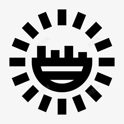 城市恢复自然城市图标svg_新图网 https://ixintu.com 城市 城市恢复 有机 自然
