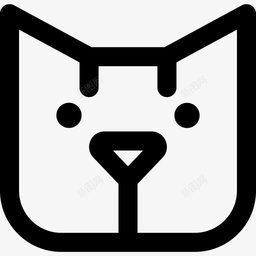 猫宠物店4直系图标svg_新图网 https://ixintu.com 宠物店4 猫 直系