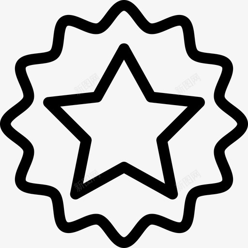 奖励投票奖励徽章直系图标svg_新图网 https://ixintu.com 奖励 投票奖励徽章 直系
