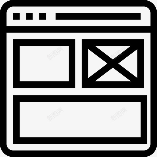 浏览器网页开发8线性图标svg_新图网 https://ixintu.com 浏览器 线性 网页设计开发8