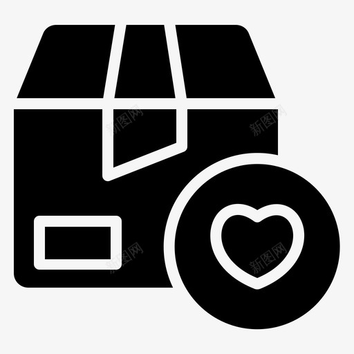 包裹盒子快递图标svg_新图网 https://ixintu.com 信息 包裹 快递 盒子