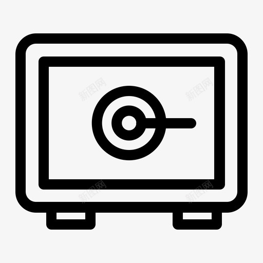 保险箱储物柜保险柜图标svg_新图网 https://ixintu.com 保险柜 保险箱 储物柜 电器