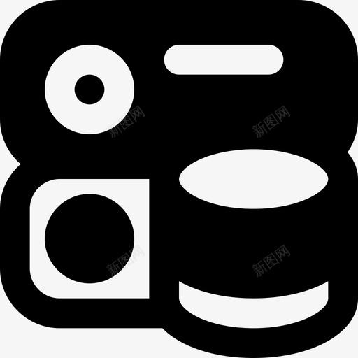 网络基础3扎实图标svg_新图网 https://ixintu.com 基础3 扎实 网络