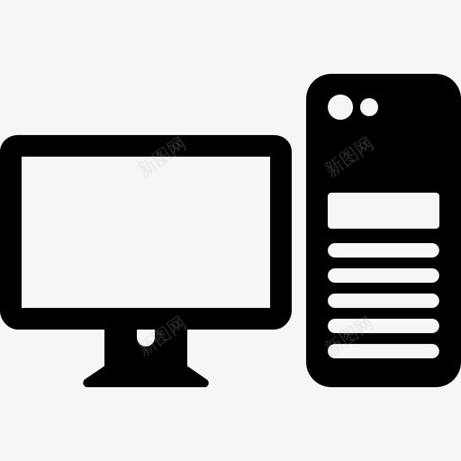 个人电脑设备5固态图标svg_新图网 https://ixintu.com 个人电脑 固态 设备5