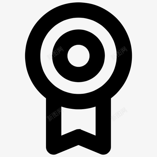 徽章奖品丝带图标svg_新图网 https://ixintu.com 丝带 各种尺寸的基本图标 奖品 徽章 邮票