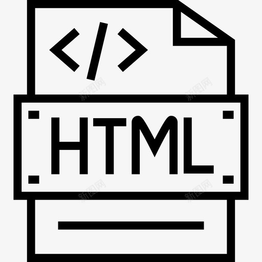 Html网页9线性图标svg_新图网 https://ixintu.com Html 线性 网页设计9