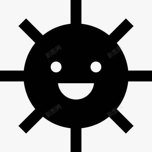 太阳春天3充满图标svg_新图网 https://ixintu.com 充满 太阳 春天3