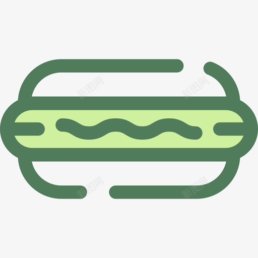 热狗食物和餐厅5维德图标svg_新图网 https://ixintu.com 热狗 维德 食物和餐厅5
