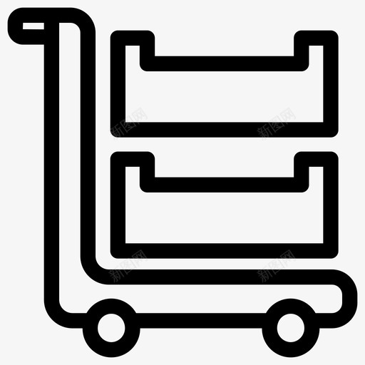 服务送货酒店图标svg_新图网 https://ixintu.com 客房 服务 送货 酒店 餐厅