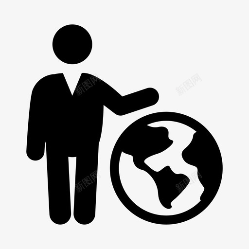 全球商务商人环球图标svg_新图网 https://ixintu.com 全球商务 商人 商务1 国际 环球