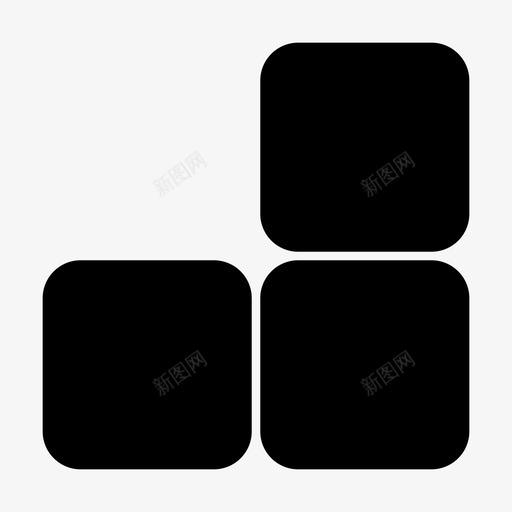 积木建筑教育图标svg_新图网 https://ixintu.com 学习 建筑 教育 积木 造型