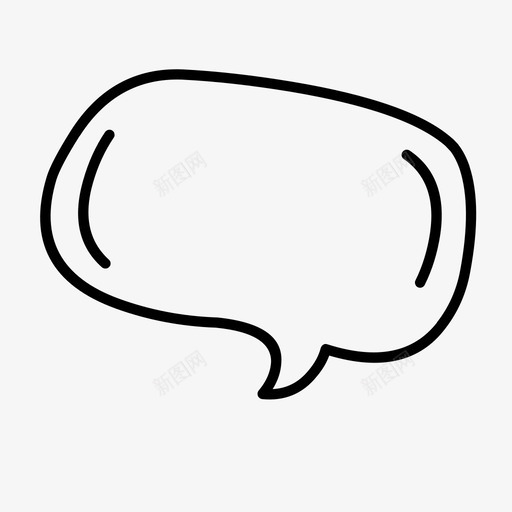 语音泡泡聊天交流图标svg_新图网 https://ixintu.com 交流 留言 聊天 讨论 语音泡泡
