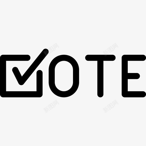选举投票奖励徽章直系图标svg_新图网 https://ixintu.com 投票奖励徽章 直系 选举