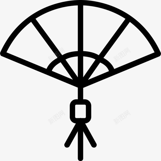 扇子宗教信仰7直系图标svg_新图网 https://ixintu.com 宗教信仰7 扇子 直系