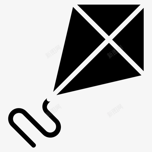 风筝风筝节风筝放飞图标svg_新图网 https://ixintu.com 纸鸢 节日朱丽娜元素雕文图标 风筝 风筝冲浪 风筝放飞 风筝节
