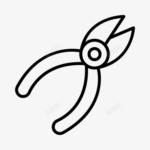 钳子建筑工厂图标svg_新图网 https://ixintu.com 仓库 安全 工业 工厂 建筑 钳子