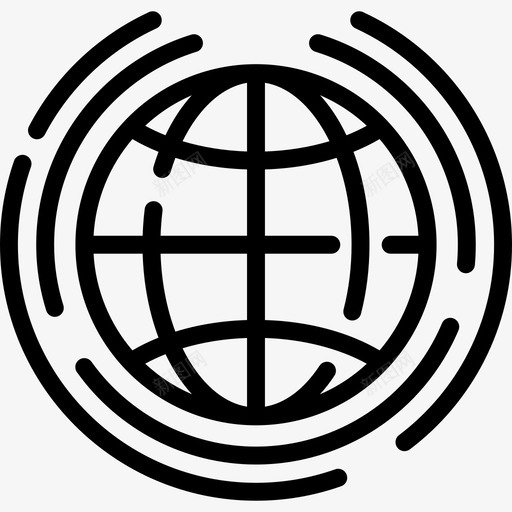 臭氧层生态学9线性图标svg_新图网 https://ixintu.com 生态学9 线性 臭氧层