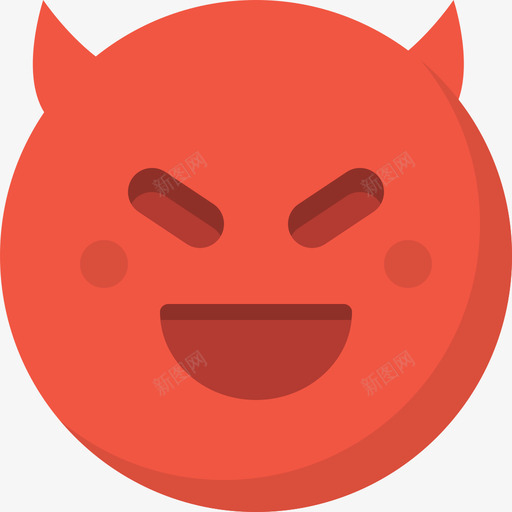 魔鬼表情符号11平淡图标svg_新图网 https://ixintu.com 平淡 表情符号11 魔鬼