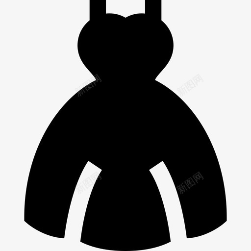 婚纱婚礼6填充图标svg_新图网 https://ixintu.com 填充 婚礼6 婚纱