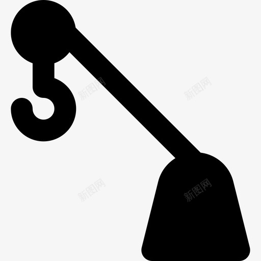 起重机交付10实心图标svg_新图网 https://ixintu.com 交付10 实心 起重机