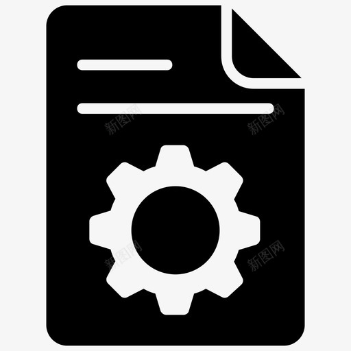 文档设置数据管理文件配置图标svg_新图网 https://ixintu.com 数据管理 数据组织图示符图标 文件设置 文件配置 文档设置 组织数据