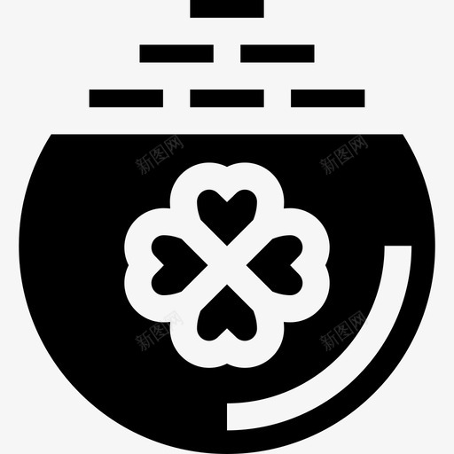 金罐圣帕特里克第6天装满图标svg_新图网 https://ixintu.com 圣帕特里克第6天 装满 金罐