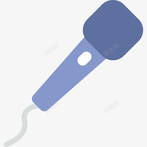麦克风新闻媒体4扁平图标svg_新图网 https://ixintu.com 扁平 新闻媒体4 麦克风