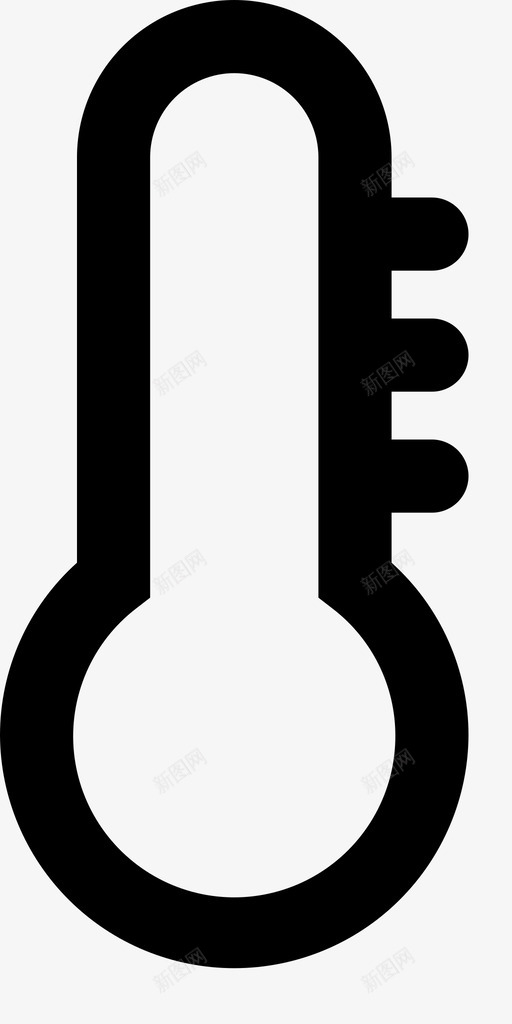 温度度数温度计图标svg_新图网 https://ixintu.com 天气 度数 温度 温度计