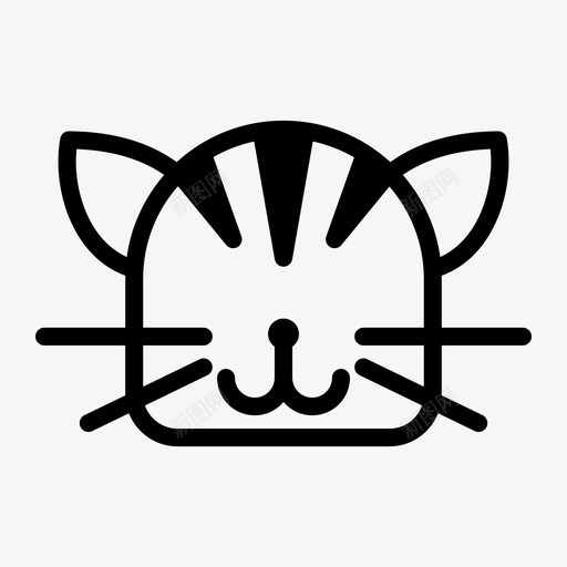 老虎动物野生动物图标svg_新图网 https://ixintu.com 动物 动物园 老虎 野生动物