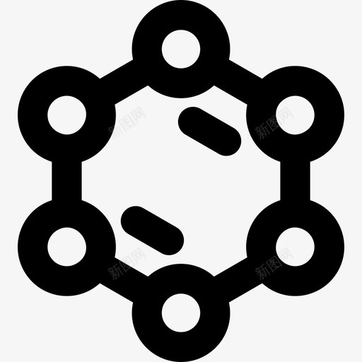 分子科学研究9线性图标svg_新图网 https://ixintu.com 分子 科学研究9 线性