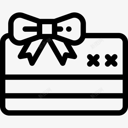 礼品卡圣诞37直系图标svg_新图网 https://ixintu.com 圣诞37 直系 礼品卡