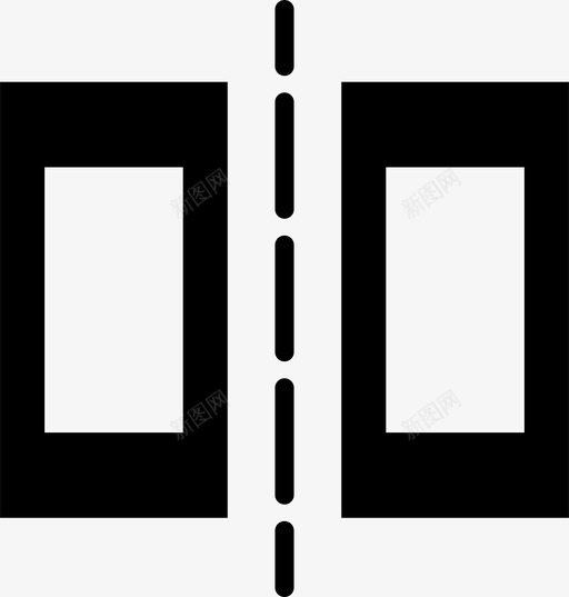 镜像复印图像图标svg_新图网 https://ixintu.com 图像 复印 打印 打字 镜像